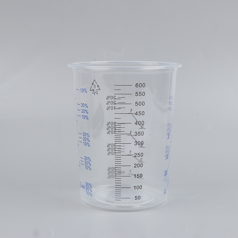 Plastic Cup 50Pcs - 50 STUKS 600 ml gekalibreerde plastic