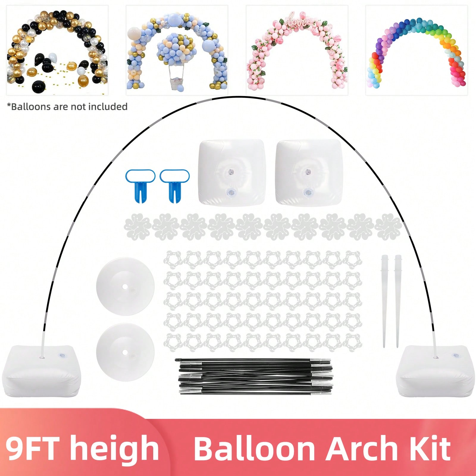 Balloon Arch Kit - 1 Set Ballonboogstandaardset, 120