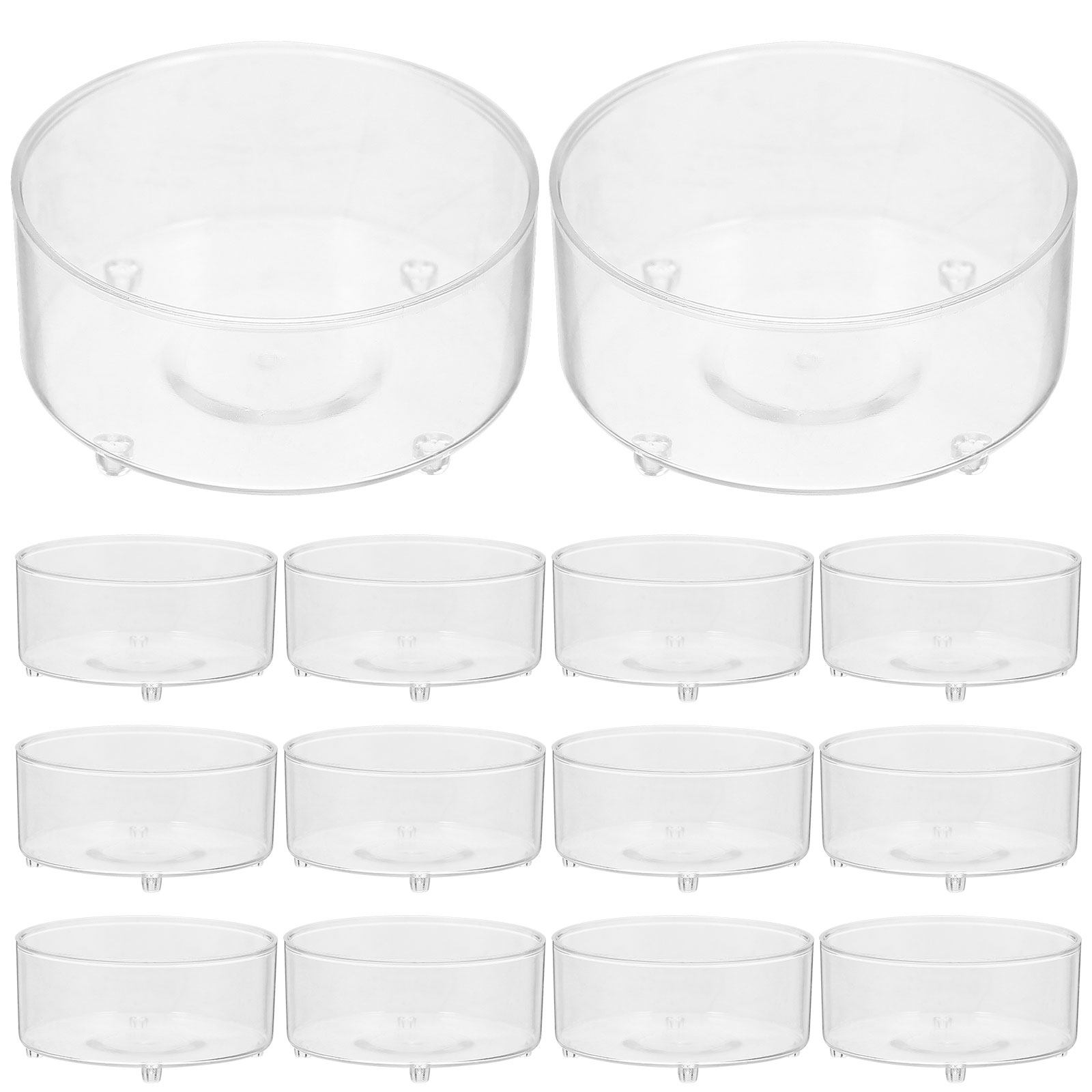 Plastic Cup 50Pcs - 50 stuks plastic bekers voor theelichtjes,