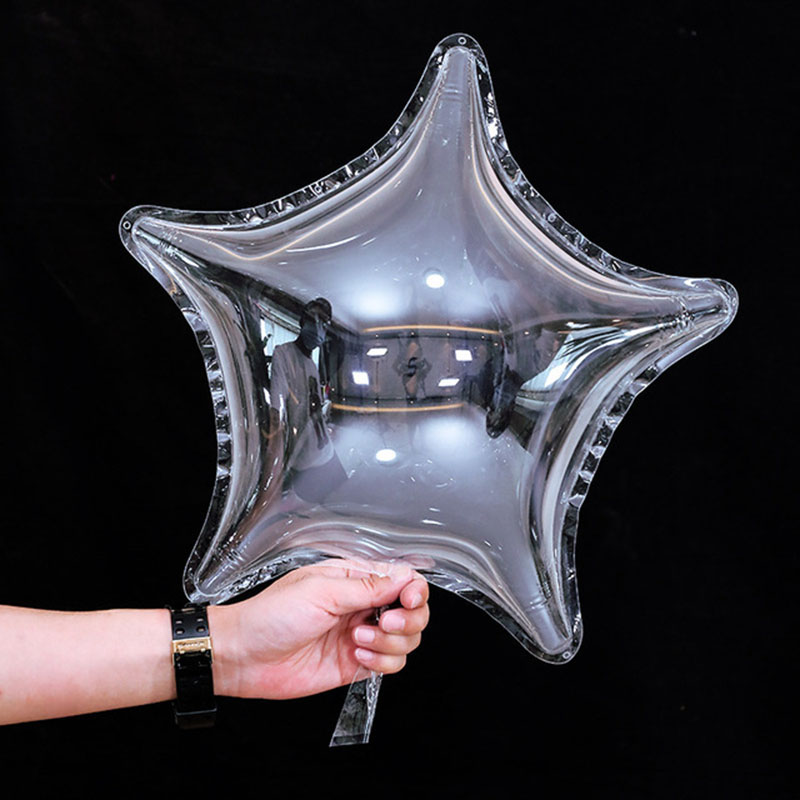 Led Balloon Light - Transparante PVC Eenhoorn Ster Hartvormige Transparante