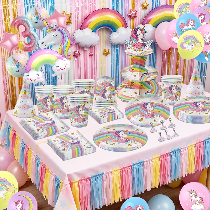 Eenhoorn Thema Verjaardagsdeco - Table Cloth Disposable recensie en prijs