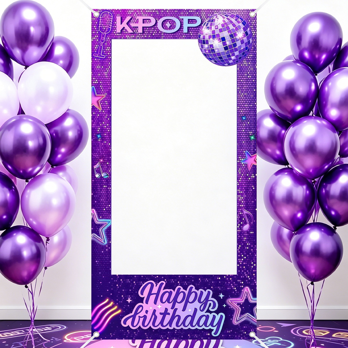 1 stuk paarse K-POP fotolijst  - Photo Booth Frame recensie en prijs
