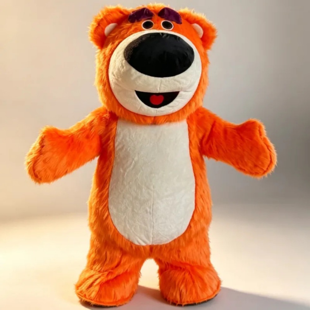 Opblaasbaar oranje berenmascot - Event Party recensie en prijs