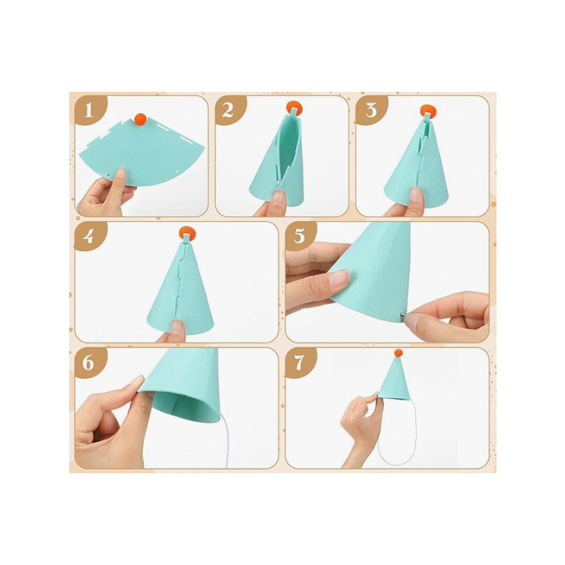 3/6 stuks Kleurrijke Mini Part - Party Hat Cone recensie en prijs