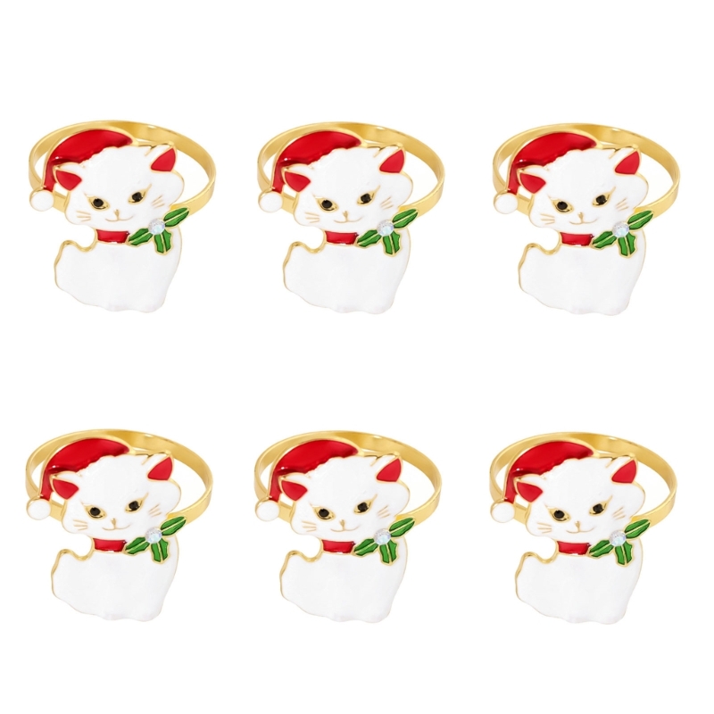 Kerst servetringen, metalen se - Napkin Folding Set recensie en prijs