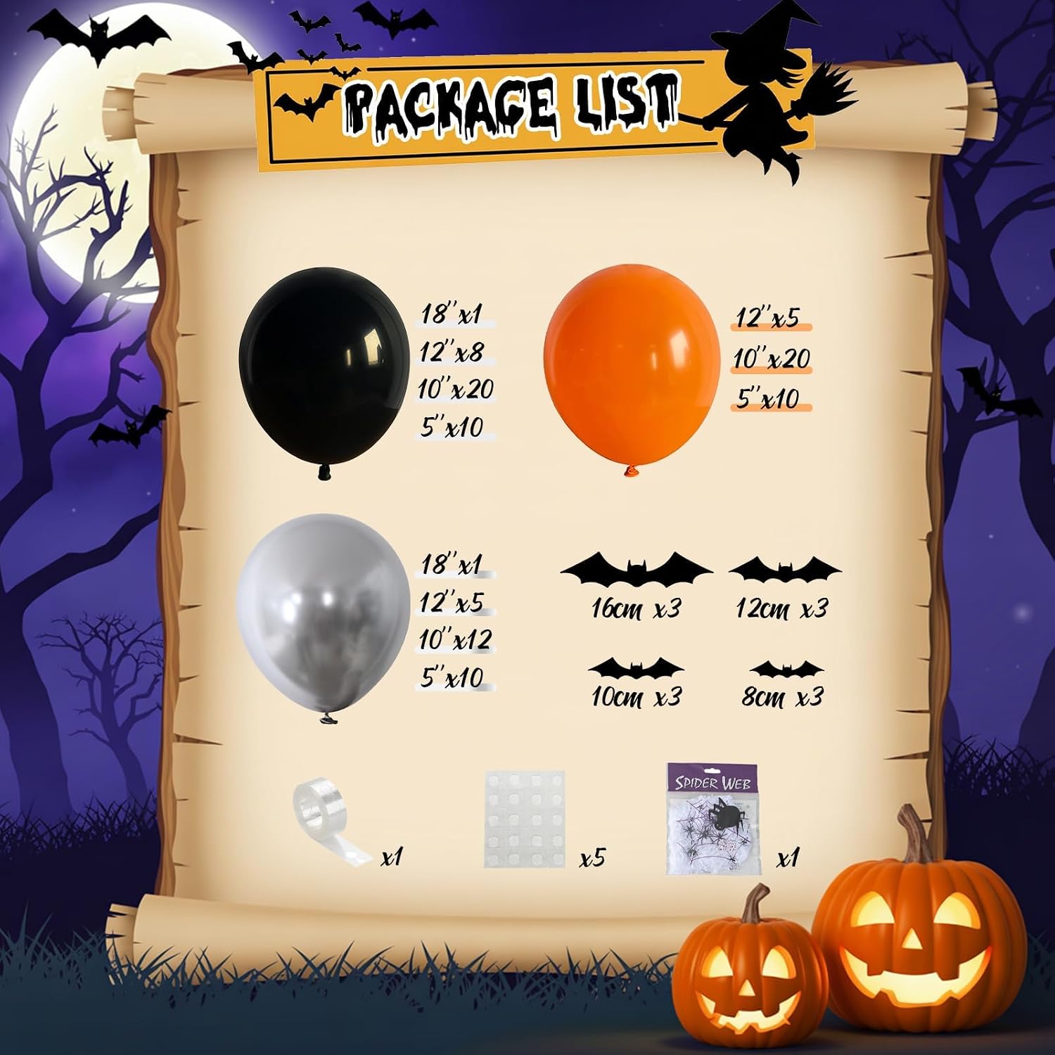 Halloween Ballonnenboogset Zwa - Balloon Arch Kit recensie en prijs