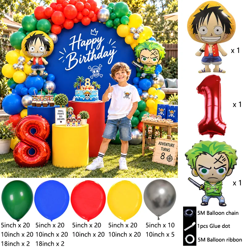 One Piece Party Ballon Garland - Balloon Arch Kit recensie en prijs