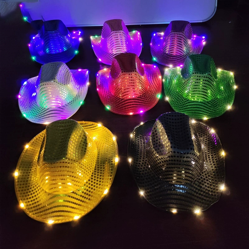 Knipperende LED-lampje cowboy/ - Party Hat Cone recensie en prijs