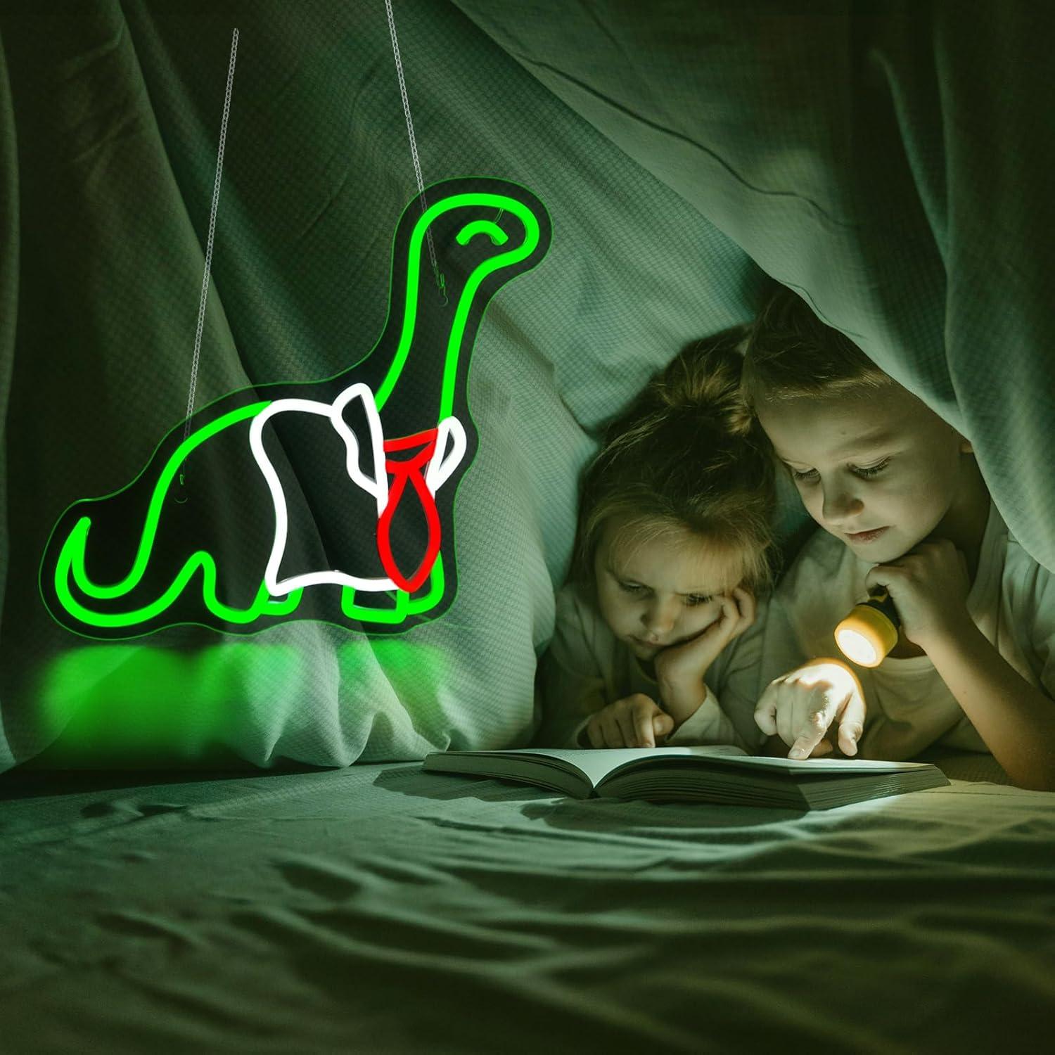 Dinosaurus neonreclame, dimbaa - Neon Sign Party recensie en prijs