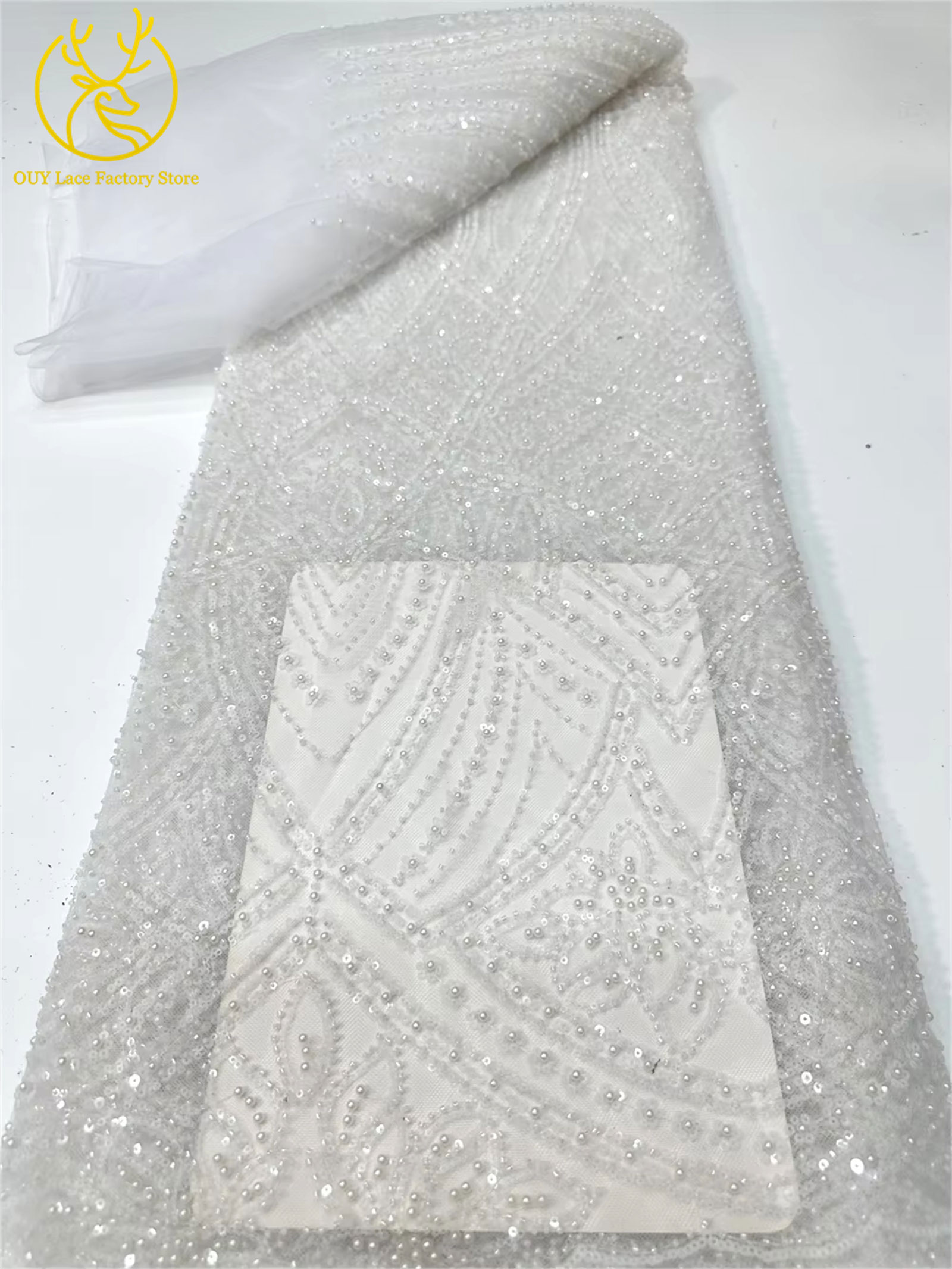 Afrikaanse Gouden Kralen Kant  - Glitter Tablecloth recensie en prijs