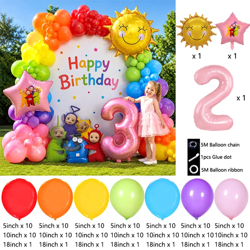 Teletubbies Kids Karakter Ball - Balloon Arch Kit recensie en prijs
