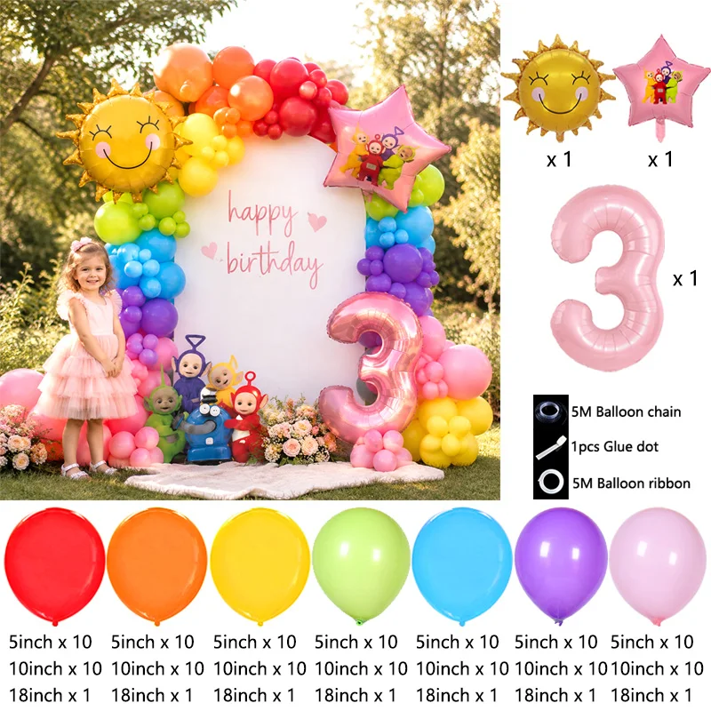 Teletubbies Kids Karakter Ball - Balloon Arch Kit recensie en prijs